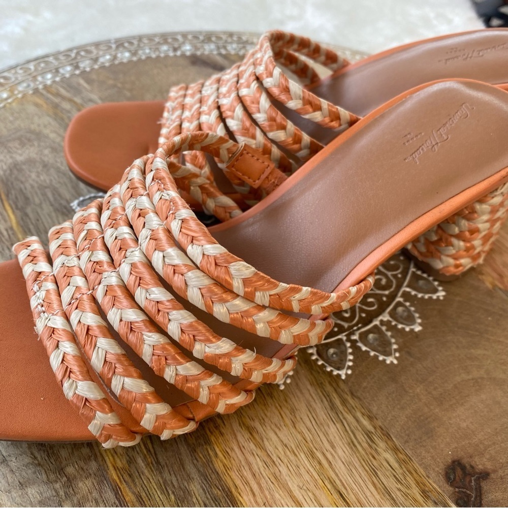 Universal Thread Tan Woven Mules - Picture 9 of 15